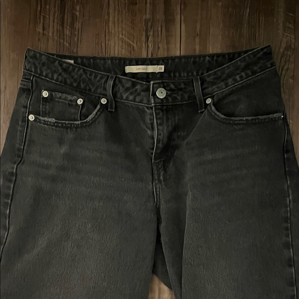 Levi's Women's Black Straight Leg Jeans